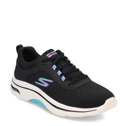 Skechers Baskets Go Walk Arch Fit 2.0 Balin pour Femme, Noir/Multicolore, 40 EU