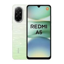 Xiaomi Redmi A5 Smartphone, 4+128GB, Green, Super clear 32MP AI camera, 5200mAh battery, Powerful octa-core processor, Immersive 6.88" 120Hz display (No power adapter included)