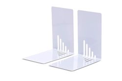 Maul 85 x 140 x 140 mm Narrow Metal Book Ends - Grey