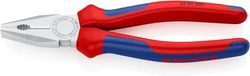Knipex Alicate universal cromado, com capas multicomponentes 200 mm (cartolina auto-serviço/blister) 03 05 200 SB