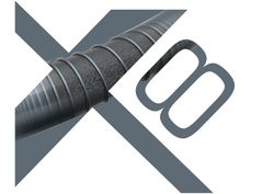 Still in Black X8 touwen voor volwassenen, uniseks, grijs, 12 m