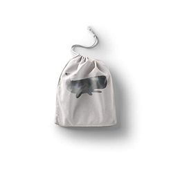 Bonamaison Printed Cotton Produce Bag with Drawstring, Reusable Grocery Bag, Biodegradable Eco-Friendly Bags, Travel Pouch, Sachet Bags, Shopping Bag, Eco Friendly, Foldable, Size: 30x40 Cm