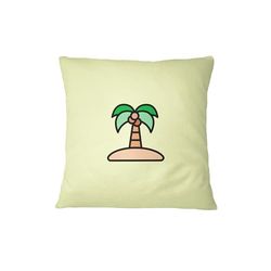 Bona Basics, Funda de cojín Decorativa,Decoración del hogar, para sofá, cafetería, Tamaño: 45X45 cm, Color: Amarillo Claro