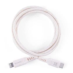 XtremeMac® Premium USB-C naar Lightning-kabel, biologisch afbreekbaar, FSC® EKO verpakking, 1M, snel opladen voor iPhone 12/12 Pro Max/12 Mini/11/11 Pro/SE 2020/XR/XS/X/8, Airpods, iPad, wit