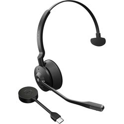 Engage 55 SE Mono Headset MS, Link 400a DECT Adapter USB-A, 1,2 m USB-C auf USB-A Kabel, Tragetasche, Garantie und Warnung (Sicherheitsbroschüren)