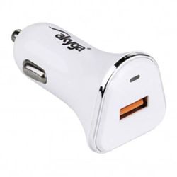 Akyga AK-CH-07 - Cargador USB para coche (corriente de salida máx., 3 A, 1 puerto USB)