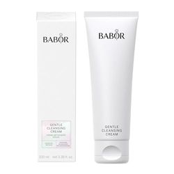 BABOR Gentle Cleansing Cream för torr och känslig hud, särskilt mild, hudvänlig och krämig rengöringslotion, vegansk formel, mild rengöring mjölk, x 200 ml