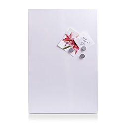 Zeller 11123 Bacheca Magnetica, Metallo, Bianco, 60x40x1.4 cm