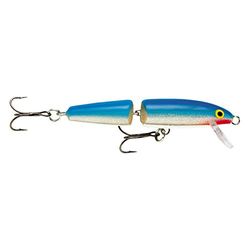 Rapala Jointed Lure with Two No. 2 Hooks, 1.2-4.2 m Swimming Depth, 13 cm Size, Blue