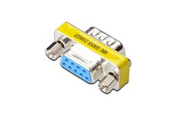 Assmann Electronic D-Sub9 M/F - Cable Interface/Gender Adapters (D-Sub9, D-Sub9, Male/Female, Metallic, Metal, Polybag)