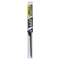 Rain-X 830124 Silicone Endura Wiper Blades, 24 Inch Windshield Wipers (Pack of 1), Automotive Replacement Windshield Wiper Blades With Two Times Longer Lasting Resilient Silicone Rubber Squeegee