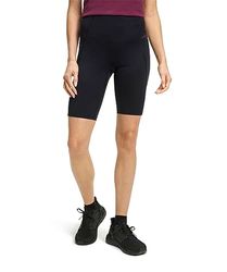 FALKE CORE Short W TI filo funzionale asciugatura rapida 1 pezzo, Pantaloncini da escursionismo Donna, Nero (Black 3000), L