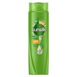 Sunsilk, Shampoo 2in1 Sciolti e Fluenti, Shampoo e Balsamo per Capelli Grassi, per Capelli Leggeri e Brillanti, Formula Active-Fusion con Olio di Tea Tree, Arginina e Biotina, 250 ml