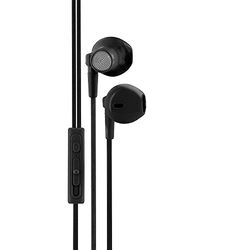 Mooov 493166 Słuchawki douszne z mikrofonem 1,2 m - czarne