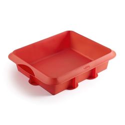 Lékué Lasagna vermelho, silicone, padrão