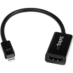 StarTech.com Conversor de Vídeo Mini DisplayPort a HDMI con Audio – Adaptador Activo MDP 1.2 para MacBook Pro – 4K @ 30Hz - Negro
