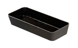 WENKO Plank Gom Black, polystyrol, 24 x 4 x 10 cm, zwart