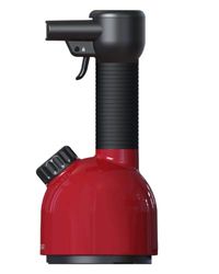 Laurastar IGGI, Portable Steamer and Purifier, Disinfects, Decontaminates Clothes and Household Fabrics, Compact, Practical, Elegant (Red)