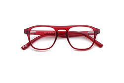 DE TOMASO Reading Glasses, Rosso, 48mm Unisex