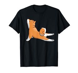 Yoga Shiba Inu Cane Maglietta