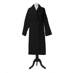 Essix Home Collection, Accappatoio con Cappuccio, Nero (Schwarz), M