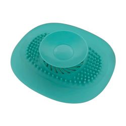 cyclingcolors 1x Tappo di Scarico Lavandino Bagno Silicone Universale Doccia Vasca Lavabo Lavello Colino, Azzurro