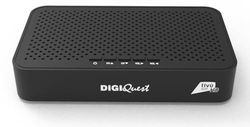 DIGIQUEST Tivùsat Maximo Combo Receiver, DVB-S2 en DVB-T2, 1 maand DAZN standaard inbegrepen, 2-in-1 afstandsbediening, Tivùsat smartcard inbegrepen, opnamefunctie activeerbaar, DAZN 1 en DAZN 2