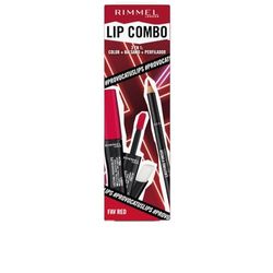 Rimmel London, Lasting Finish, Lip combo Fav Red, Lasting Provocalips Kiss the town red, 500 & Lasting Finish Lip Liner Red Dynamite, 505, Paso 1, 1,2 g, Paso 2, 2,3 ml, Paso 3, 1,6 g