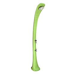 Formidra - Doccia solare Cobra 32L - DS-C720VE - Doccia solare esterna con piedini per giardino - Riscaldamento a energia solare e materiali in polietilene riciclabile - Verde - 30x34x217 cm