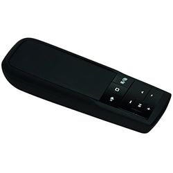 LogiLink Wireless (senza fili) Presenter 2.4 GHz con puntatore laser e tasti funzione (Play/Stop, Volume +/avanti/indietro, ecc.), fino a 15 m, 1 pezzi, nero, id0154