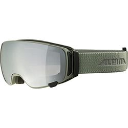 ALPINA Unisexe - Adultes, DOUBLE JACK MAG Q Lunettes de ski, moongrey, One Size