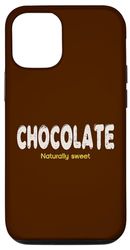 Carcasa para iPhone 12/12 Pro Chocolate naturalmente dulce para los amantes del chocolate o del cacao