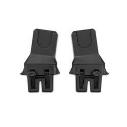 Hauck Adapter voor kinderwagen Duett 2 en Duett 4, universeel voor het bevestigen van Cosy Bebe (Cybex, Kiddy, Joie, Kinderkracht enz.), Kliksysteem, 2-delig, zwart
