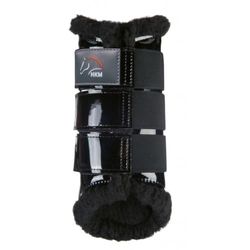 HKM Comfort Lack Guêtres Noir/Noir L