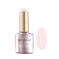 Aba Group Vernis à ongles Hybride Rose 7ml Professional Gel Hybride Vernis à Ongles, Vernis Longue Durée, Facile à Appliquer, Gel de vernis à ongles hybride UV, Manicure (Delicate 604)