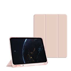 BXGH iPad Pro 11 Zoll Tasche 2022/2021/2020/2018, Slim Stand Hard Back Shell Smart Cover voor iPad Pro 11 Zoll 4. Generation 2022/3. Gen 2021/2. Gen 2020/1. Gen 2018-Rose