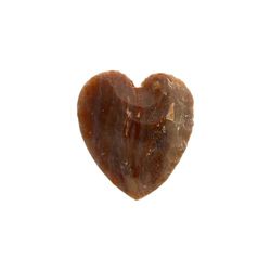 VIE Small Crystal Heart, 2-3cm, Indian Agate