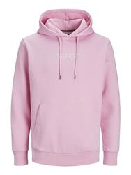 JACK & JONES JPRBLUARCHIE Sweat Hood NOOS, prism roze, XS