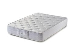 Imperial Confort Paris Colchão viscoelástico de fibras naturais, respirável e dupla face (inverno/verão), espessura de 25 cm - 105 x 200