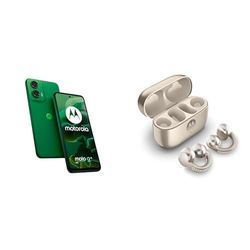 Moto G35 Green 4+128GB and Moto buds loop w/crystals by Swarovski