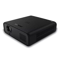 Philips PicoPix Max One, proiettore mobile, Ultra luminoso e portatile, LED 4 canali, Full HD, durata batteria 5 ore, Altoparlante incorporato, HDMI, USB-C, nero