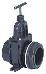 VDL Schieber 50 mm avec Joint Exécution et ultradoux, Pression de Travail 3BAR