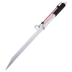 VEVOR Sand Spike Boot Ankerpaal, 91 cm Gegalvaniseerd Koolstofstaal Slide Anker Shore Spike, Zelfhamerend Beach Spike Anker voor Kleine Boot Jetski Ponton Kayak, met Oxford Opbergtas en Bungee Cord
