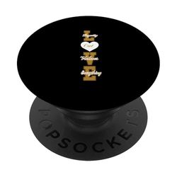 Lealtad Brown > Todo Brown Gráfico PopSockets PopGrip Adhesivo