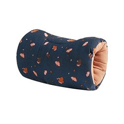 Candide – Brazalete de lactancia – Almohada de lactancia – Cojín de lactancia – Soporte para la cabeza del bebé – Lavable a máquina – Tejidos suaves de algodón – 24 x 15 x 19 cm (flores/azúcar morena)