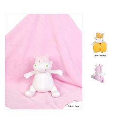 Duffi baby deken en pluche dier, 110 x 140 cm, Orange Master Baby Home, S.L. 4079-03