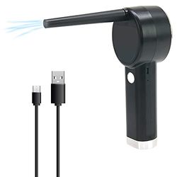 Waytex 73601 - Soplador de aire seco, ultra potente, limpiador para ordenador electrónico, aire acondicionado, ecológico, sin gas, inalámbrico y recargable