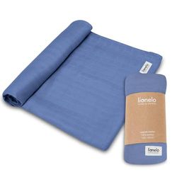 lionelo Bamboo Swaddle Muslin Baby Swaddle Newborn Blanket Made of 100% Natural Bamboo Cotton, Big size 120x120cm Pleasant to the touch, Soft fabric, Absorbs moisture and unpleasant odors