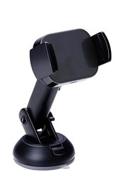 Dunlop Support Telephone et Chargeur Induction - Chargeur sans Fil avec Qi - avec Ventouse pour Fixation sur Le Tableau de Bord et Le Pare-Brise - Téléphones de 66mm à 100mm de Large - Noir