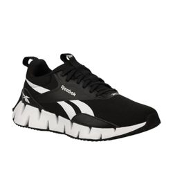 Reebok ZIG DYNAMICA STR, Zapatillas Unisex Adulto, CBLACK/FTWWHT/CBLACK, 46 EU